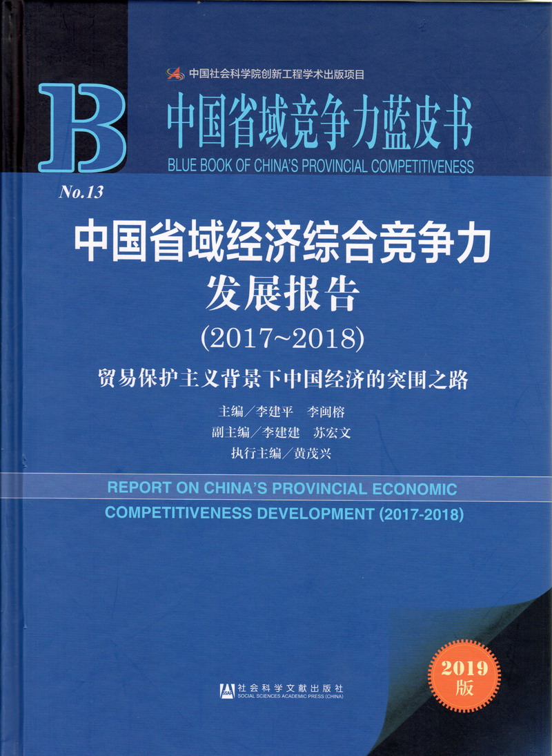 美女骚笔艹死中国省域经济综合竞争力发展报告（2017-2018）